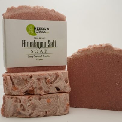 Alpine Serenity Himalayan Salt Soap For Deeply Cleanses & Detoxifies 120 gram