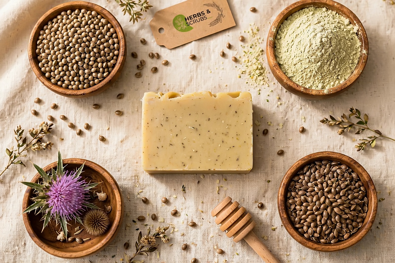 Hemp Seed & Milk Thistle Soap - Image 3
