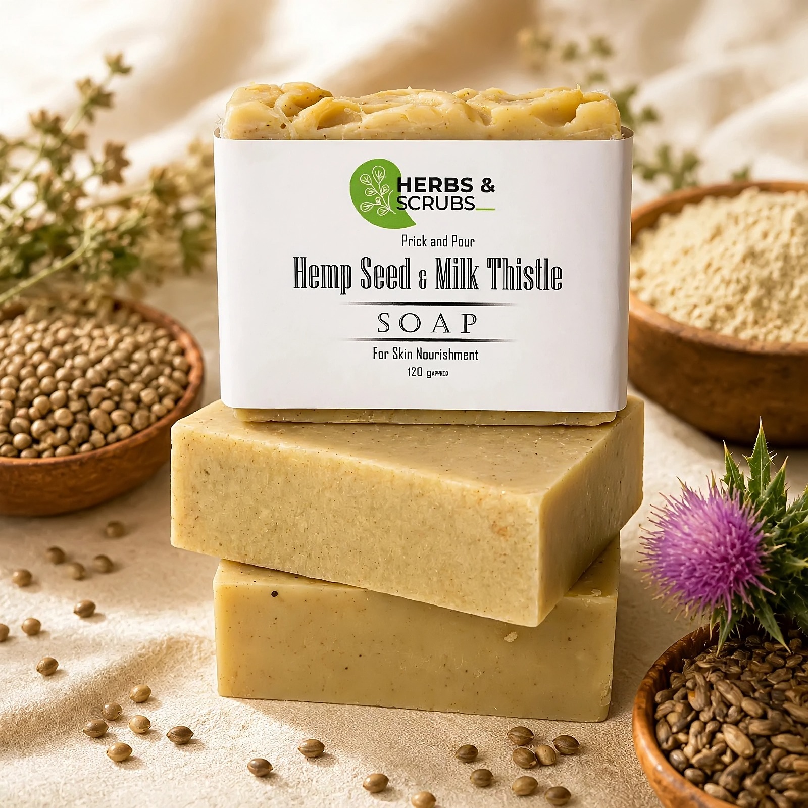 Hemp Seed & Milk Thistle Soap
